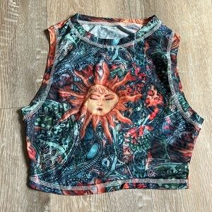 Cropped sunny tank